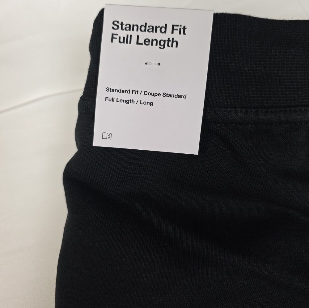 Nike Black Jogger Sweatpants with White Swoosh Women S - Picture 7 of 9